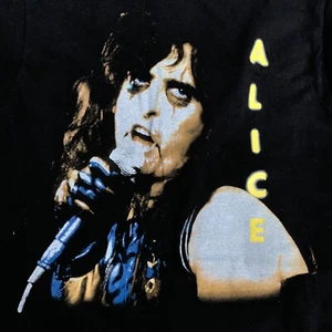 Vintage 90er Jahre Alice Cooper Magnum Merchandising Singke Stich T-Shirt - Bild 1 von 7