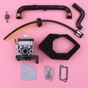 Carburetor Air Filter For Honda GX25 GX25N HHT25S w Breather Oil Hose Tube Line - Picture 1 of 4