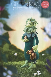 PATRÓN TEJIDO Juguete Hombre Verde Alan Dart - Personaje Mítico Hojas 35,5 cm DK - Imagen 1 de 9