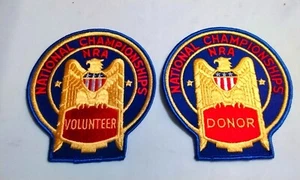 Parches de donantes voluntarios del Campeonato Nacional de la NRA - Imagen 1 de 2