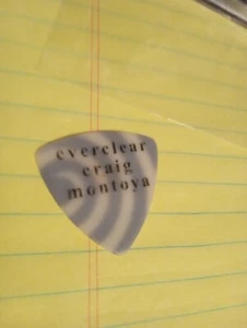 EVERCLEAR Guitar pick Craig Montoya - Picture 1 of 3