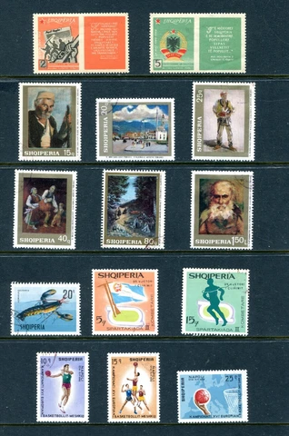Albania 1964 - 1969 Used and Unused Lot Cover