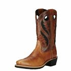 Ariat Mens Heritage Roughstock Venttek Cowboy Boots Gingersnap/Tan #10019980 New