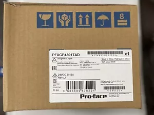 PFXGP4301TAD New PRO-FACE GP-4301T TOUCH PANEL HMI In Box Expedited Shipping - Picture 1 of 2