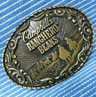 Campbells Ranchero Beans Promo Belt Buckle Chuck Wagon Cowboy Food     .CVB661