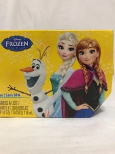 Frozen Disney Food Containers Plastic Glad Mini Round 6 Pack Storage 4oz W/ Lids - Picture 1 of 10