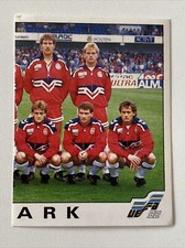 PANINI UEFA EURO'92 1992 Sweden Sticker #218 Team Team DEN Denmark