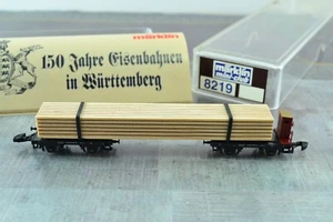 Märklin 8219 Holzgüterwagen mit Bremserhaus Spur Z - Bild 1 von 3