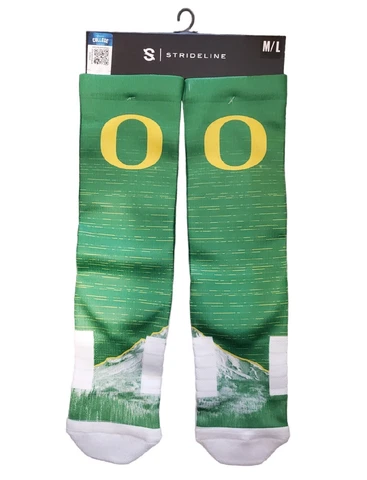 Oregon Ducks Dress Socks Strideline Premium NCAA University Athletic Wear Cover