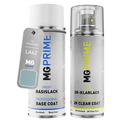 Autolack 2K Spraydosen Set für Volkswagen VW LA6Z A6Z Y3 Calypso Metallic - Bild 1 von 4