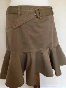 B/NEW Ltd Edition River Island PEPLUM Beige Nude SKIRT COMPLETELY SOLD OUT £69 - Picture 1 of 8