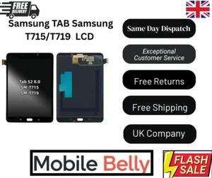 ✅ Display LCD Touch Screen Digitalizzatore per Samsung Galaxy Tab S2 8.0 T715/T719-UK - Foto 1 di 2