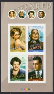 CANADIANS IN HOLLYWOOD = BACK Booklet Page of 4 Canada 2008 #2280ii MNH - Bild 1 von 2