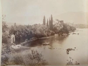 2 fotografías de albúmen vistas de Corfú Grecia de 1890 - Imagen 1 de 6