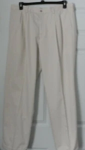 Men Dockers Pants Warm pearl Kahki Pleated Classic 38 x 34 - Picture 1 of 6