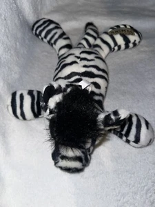 Animal Kingdom Walt Disney World Floppy Zebra Peluche Orecchio Bottone 14” Peluche - Foto 1 di 6