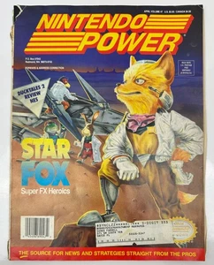 Nintendo Power Magazine Volume 47 Star Fox April 1993 w/ Poster & Cards - Bild 1 von 7