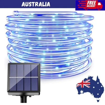 50/100 LED Outdoor Solar Rope Fairy String Garden Lights Christmas Decor Strips - image 1 of 4