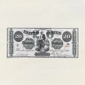 20 Dollars 1861 St. Louis Demand Note Greenback Reproduction Banknote Fr US# 15 - Picture 1 of 4