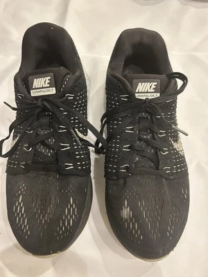 Nike LunarGlide 7 Women’s Running Shoes Black White Flyknit 747356-001 Size 8.5 - Image 1 of 4