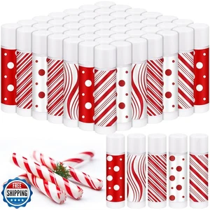 Siifert 100 Pezzi Balsami Labbra Gusto Caramelle Natalizie Bulk Holiday Pep - Foto 1 di 5