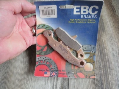 EBC FA258R Long Life Sintered Brake Pads KX80 KX100 KX112 RM85 RM85L RM100 OM30 - Image 1 of 2