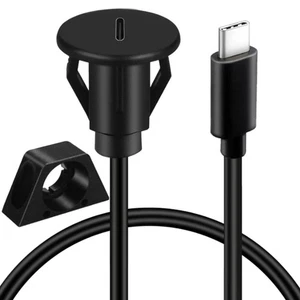 Durability USB3.0 Car Dashboards Flush Mount Extension Cable for Marine, Bike - Afbeelding 1 van 6