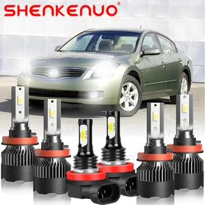 Kit de bombillas LED altas/bajas + antiniebla blanco bacalao para Nissan Altima 2007-2018 - Imagen 1 de 20