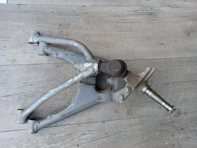 1986 SUZUKI Quadracer LT250R Right A-Arms and Spindle lt250 lt 250 250r oem - Image 1 of 4