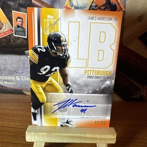 James Harrison Topps Signature Class 2024 automático VCA-JH naranja/50 ¡Lo último SSP! - Imagen 1 de 2