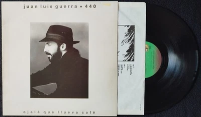 JUAN LUIS GUERRA Y 4.40 " OJALA QUE LLUEVA CAFE " SPANISH LP 1990 - Image 1 of 4
