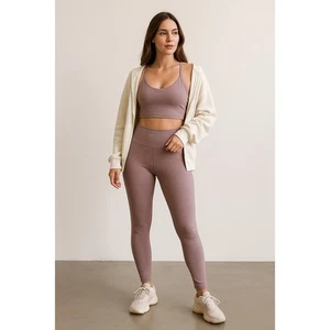 Abercrombie & Fitch passendes Set Cami Slim Tank & knöchellange Leggings Gr. S - Bild 1 von 14