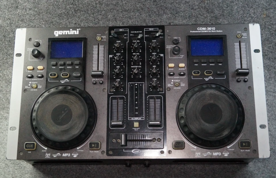 Gemini CDM-3610 Dual CD MP3 DJ Mixing Console | Rackmount | Pre-Owned - Image 1 of 4