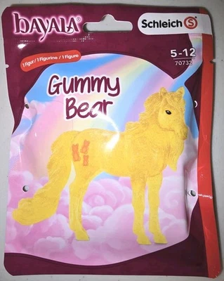 Schleich Bayala Collectible Unicorn GUMMY BEAR Figure. 70732. Yellow. NEW. Rare - Image 1 of 2