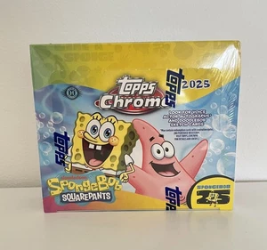 2025 Topps Chrome Bob Esponja 25th Anniversary Hobby Box NUEVO Y EMBALAJE ORIGINAL SELLADO ✅Distribuidor✅ - Imagen 1 de 6