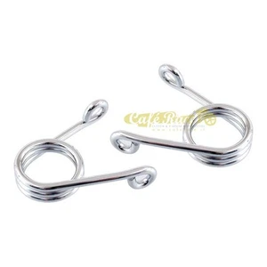 Coppia molle a forcina per sella singola moto custom per special bobber chopper - Picture 1 of 1