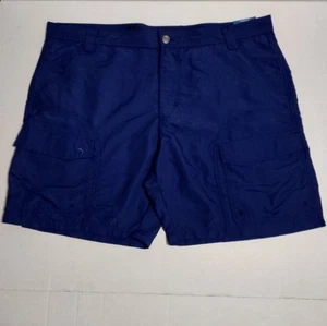 Pantaloncini cargo Reel Legends taglia 44 Sandbar Hybrid SPF 50 canottaggio pesca Dri-Fit nuovi con etichette - Foto 1 di 21