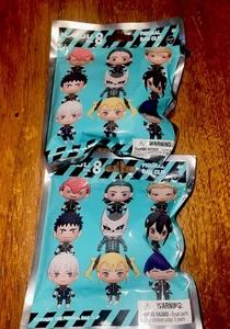 Lot 2 Sealed Monogram ANIME KAIJU NO. 8 Series 1- 3D Foam Bag Clip Blind Bags - Picture 1 of 7