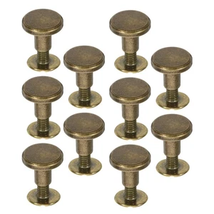 10 Pcs Ledger Book Mother-in-law Rivets Beach Bag Accessories Belt Screw - Picture 1 of 12