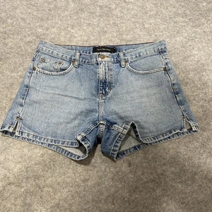 Vintage 80's 90’s CALVIN KLEIN Shorts Women’s Size 10 Denim Mom Side Slit - Picture 1 of 5