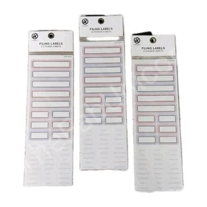 U Brands Filing Planner Office Labels Stickers Tabs Receipt Month ToDo 12 Sheets - Picture 1 of 2