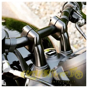 Riser Erhöhungen Kehrt Zurück Hanteln 7/8 " 22mm für Triumph Bonneville STREET - Bild 1 von 3