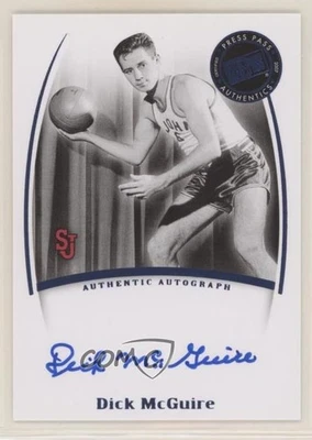 2007-08 Press Pass Legends Saturday Signatures Dick McGuire Auto HOF - Image 1 of 2