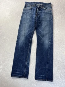 Vintage Big E Levi’s 501xx Selvedge Redline Denim Jeans 31x34 Made In Usa - Picture 1 of 15