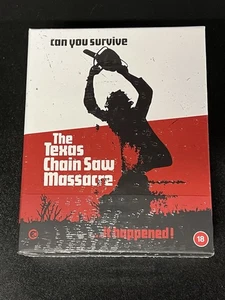 The Texas Chain Saw Massacre 4K UHD Blu-ray OOP Second Sight Limited Edition Box - Picture 1 of 6