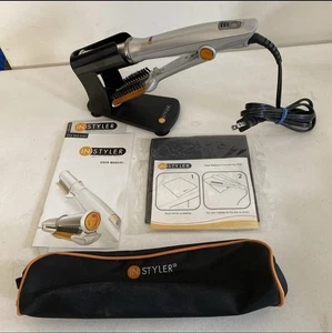 InStyler Rotating Hot Iron 1-1/4" Barrel Straightening Curler Brush - Picture 1 of 8