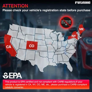 Convertidor catalítico colector de escape para Accent 2012-2017 Veloster 2012-2017... - Imagen 1 de 5