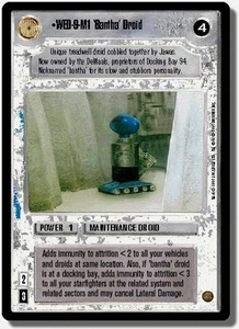 Star Wars CCG BB Premiere Limited WED-9-M1 'Bantha' Droid - Picture 1 of 1