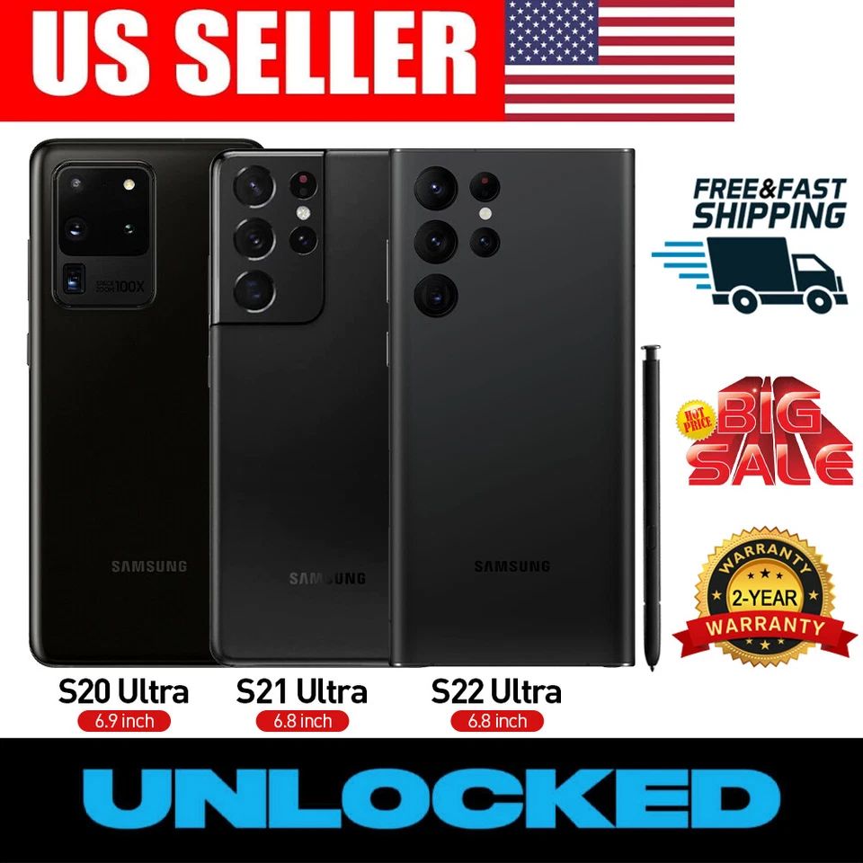 Samsung Galaxy S22 Ultra - 256 GB - Phantom Black (Unlocked)