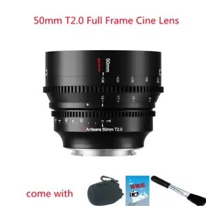 7artisans 50mm T2.0 Large Aperture Full Frame Cine Lens for Leica L Panasonic FP - Picture 1 of 6